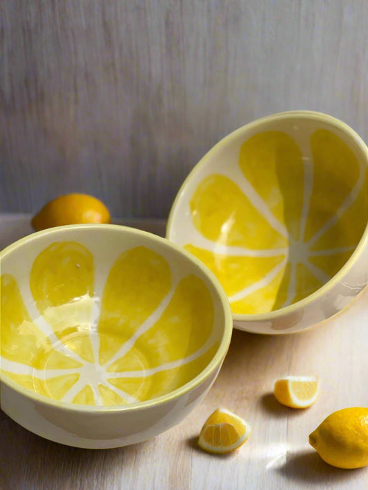 Yellow Lemon Bowl