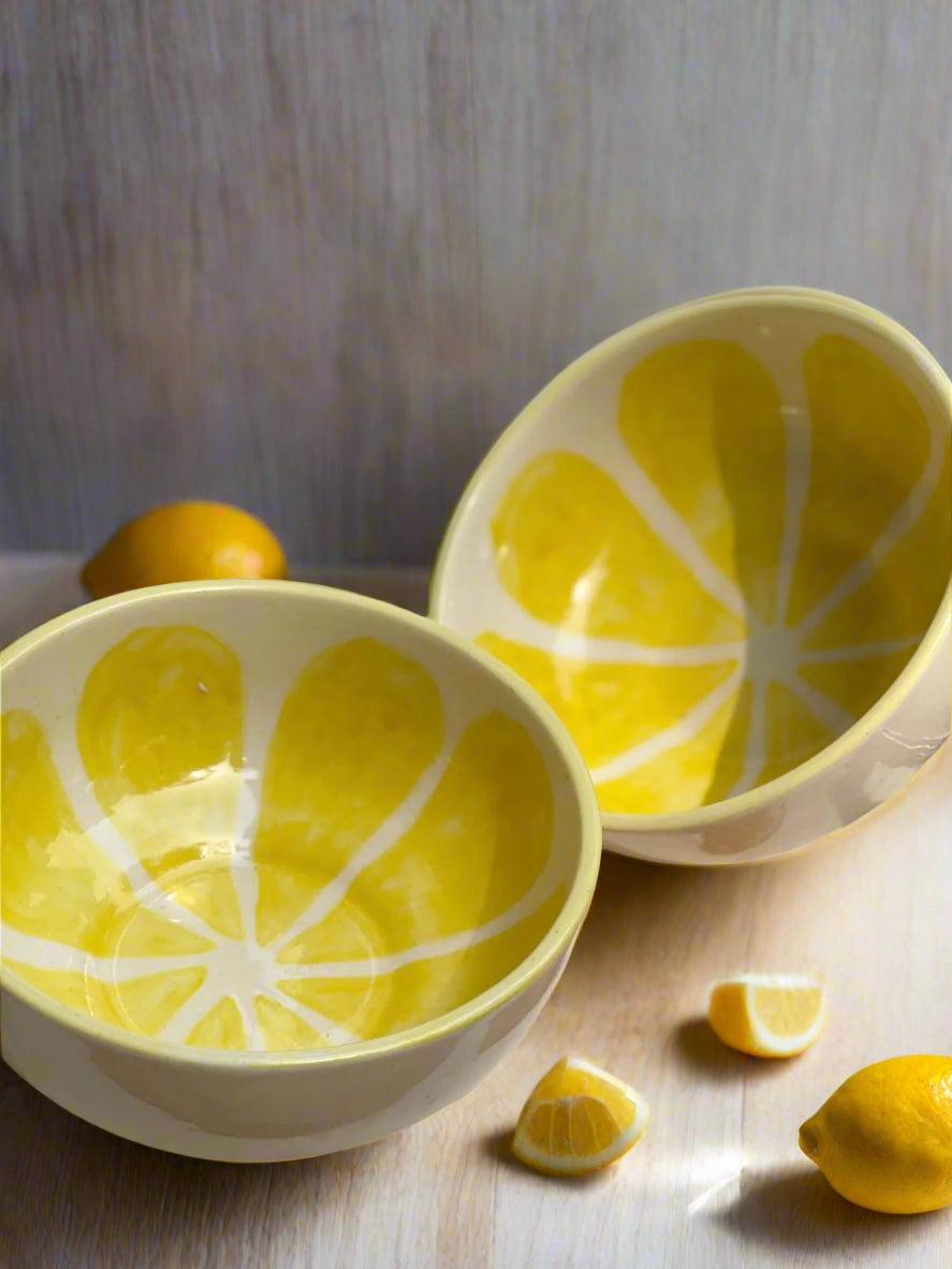Yellow Lemon Bowl